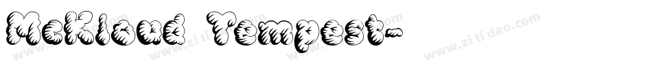 McKloud Tempest字体转换